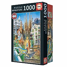 Παζλ, Educa, Gaudi, Κολάζ, Μινιατούρα, 1000 κομμάτια