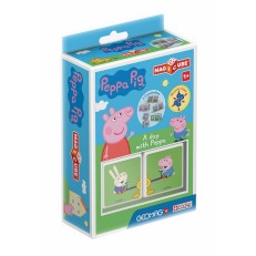Σετ μαγνητικής κατασκευής Magicube, A day with Peppa Pig 048, 2 μέρη
