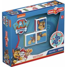 Μαγνητικό σετ κατασκευής Magicube, Paw Patrol Chase, Sky and Rocky 077, 3 μέρη