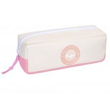 Σχολική κασετίνα Kstationery Mayfair Just Start 22x8.5x5.5 cm ροζ
