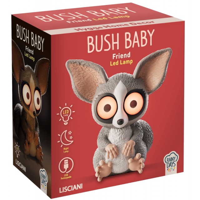 Νυχτερινή λάμπα LED, Lisciani, Rainy Days, Baby Galago Friend