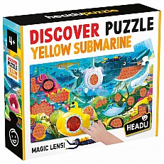 Ανακαλύψτε εκπαιδευτικό παζλ, Yellow Submarine, 50 τεμάχια