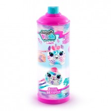 Δημιουργικό σετ, Canal Toys, Μίνι βελούδινο παιχνίδι χρωματισμού, 10 cm, 2 τμχ