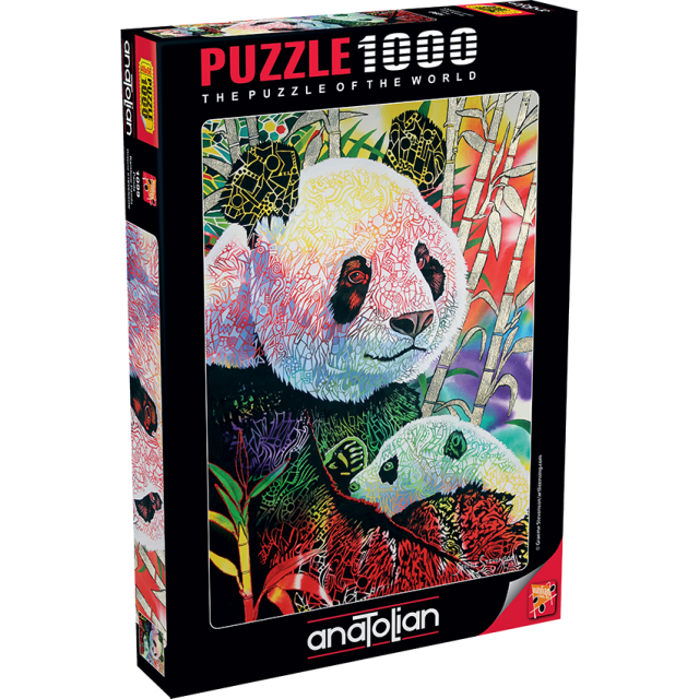 Panda με σχέδιο - 1000 τεμάχια