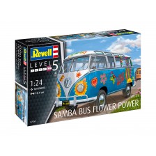 VW T1 Samba bus Flower Power μοντέλο συναρμολόγησης