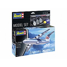 Μοντέλο συναρμολόγησης, Revell, Αεροπλάνο, BAe 146-200 AirUK, 63 ανταλλακτικά