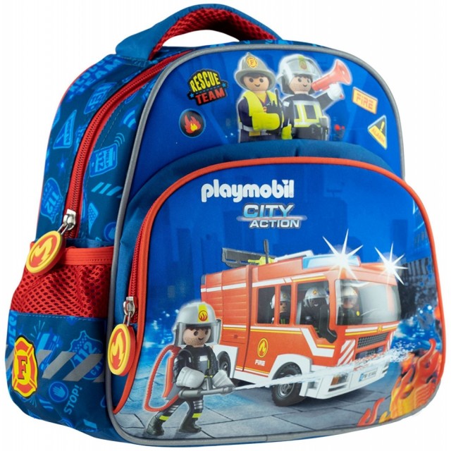 Παιδικό σακίδιο PL-01 Playmobil Fire station