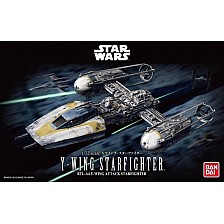 Bandai Star Wars Y-Wing Starfighter μοντέλο με δυνατότητα κατασκευής με εύκολο κλικ, 89 εξαρτήματα