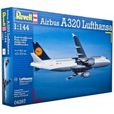Μοντέλο συναρμολόγησης Αεροπλάνο Airbus A320 Lufthansa, 60 εξαρτήματα
