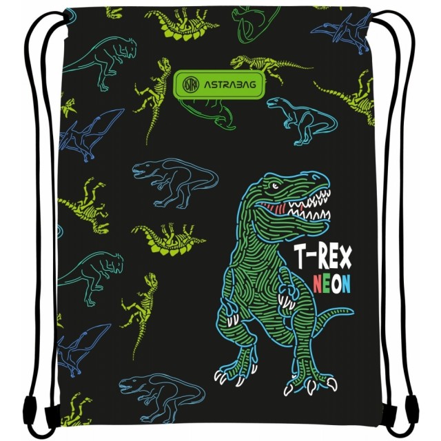Αθλητική τσάντα, Astra, T-Rex Neon, 44x33 cm