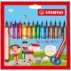 Σετ μαρκαδόρων, Stabilo, Trio Scribbi ST368/14-01, 14 χρώματα