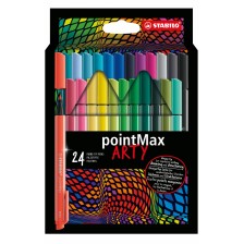 Σετ μαρκαδόρων, Stabilo, pointMax Arty ST488/24-2-20, 24 χρώματα