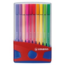 Σετ μαρκαδόρων, Stabilo, Στυλό 68 Color Parade ST6820-04 κουτί σκούρο μπλε, 20 χρώματα