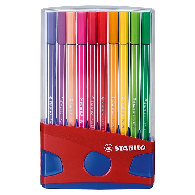 Σετ μαρκαδόρων, Stabilo, Στυλό 68 Color Parade ST6820-04 κουτί σκούρο μπλε, 20 χρώματα