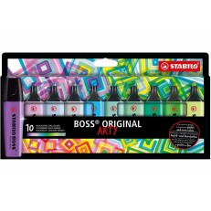 Σετ δείκτες κειμένου, Stabilo, Boss Original Arty Cool Colors ST70/10-2-20, 10 χρώματα