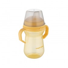 Κύπελλο με καλαμάκι 250 ml κίτρινο