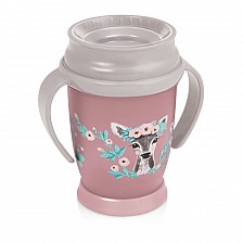 Κούπα με χερούλια 360 μοιρών Wild Soul girl 250 ml, 9 m+