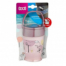 Ποτήρι με καλαμάκι Lovely girl 250 ml