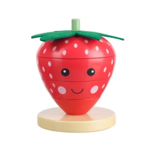 Ξύλινο παιχνίδι στοίβαξης Strawberry - Spring Garden