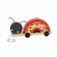 Παιχνίδι με τράβηγμα και κορδόνι Ladybug - Spring Garden