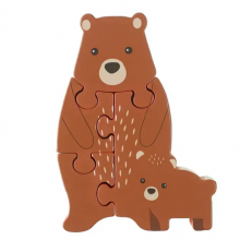 Ξύλινο παζλ "Bears" - Woodland Animals