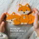 Ξύλινο παζλ "Foxes" - Woodland Animals
