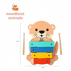 Ξυλόφωνο "Forest Otter" - Woodland Animals