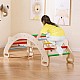 Ξύλινη κούνια climber "Rainbow" 4in1, Costway