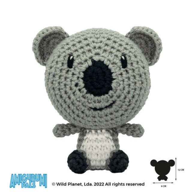Χειροποίητο πλεκτό παιχνίδι, Koala 12cm Wild Planet