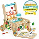 Melissa & Doug - Ξύλινο καρότσι - διαλογέας τροφίμων
