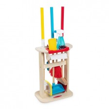 Melissa & Doug - Παιδικό ξύλινο σετ καθαρισμού
