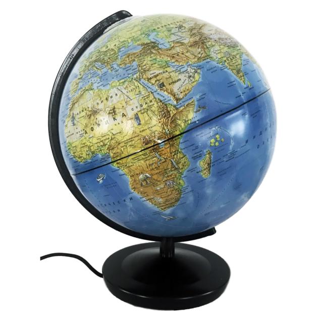 Globe Day and Night, 26 cm, φωτεινό