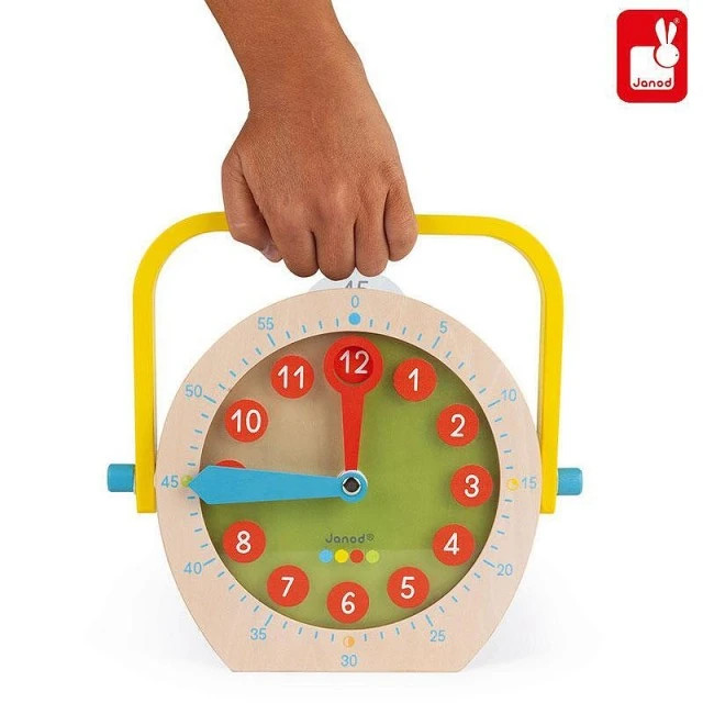 Ξύλινο Εκπαιδευτικό Ρολόι What Time Is It Essentiel