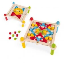 Ξύλινο μωσαϊκό και σετ ραπτικής Essentiel