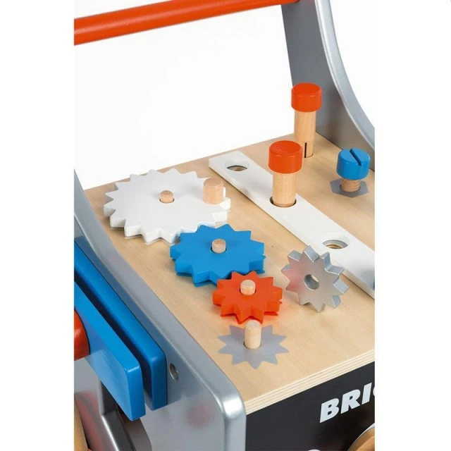Ξύλινο εργαστήριο Brico Kids σε ρόδες