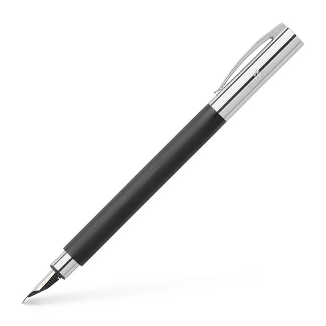 Faber-Castell πένα Ambition, πολύτιμη ρητίνη, M, μαύρη