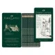 Μολύβι Faber-Castell Castell 9000, μαύρος γραφίτης, σετ για σχεδιαστές, διαφορετικές σκληρότητες, 12 τεμάχια