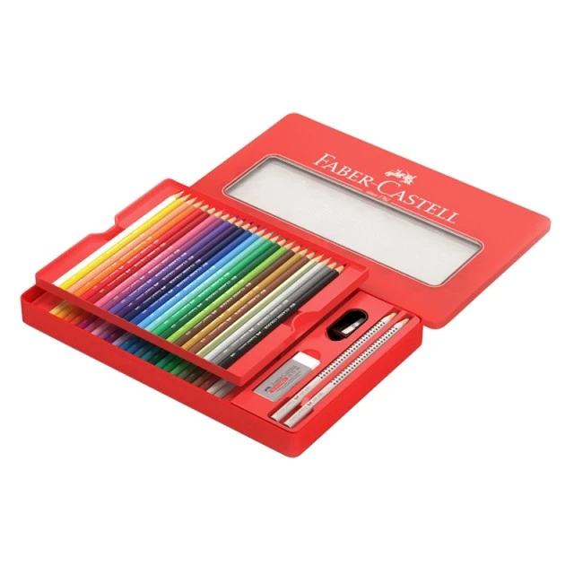 Faber-Castell χρωματιστά μολύβια Castle, 48 χρώματα, μεταλλική κασετίνα