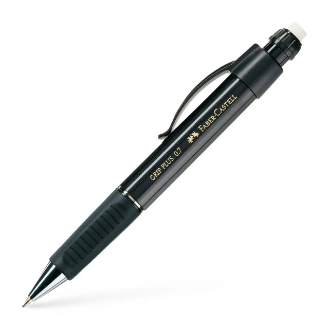 Faber-Castell μηχανικό μολύβι Grip Plus, 0.7 mm, μαύρο