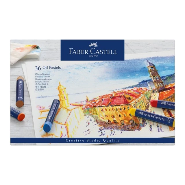 Faber-Castell λαδοπαστέλ Goldfaber, 36 χρώματα