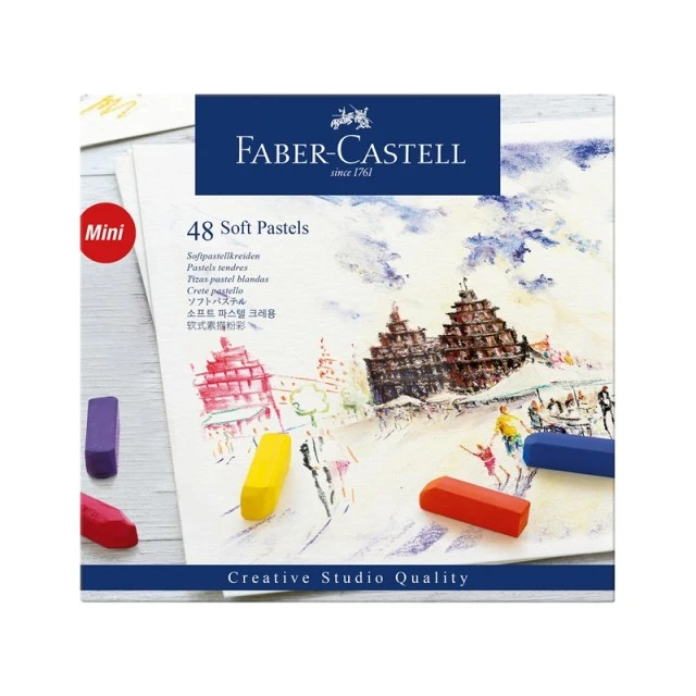 Faber-Castell παστέλ Goldfaber Soft, στεγνά, μίνι, 48 χρώματα
