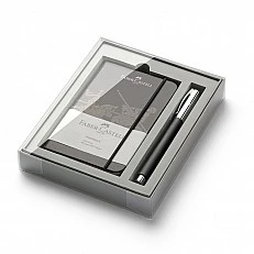 Faber-Castell σετ Ambition Resin, ρόλερ και σημειωματάριο A6