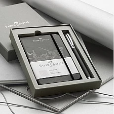 Faber-Castell σετ Ambition Resin, ρόλερ και σημειωματάριο A6