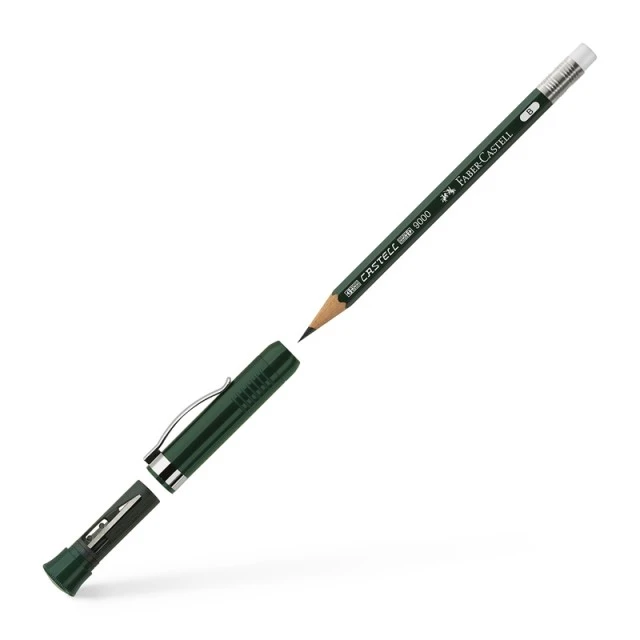 Faber-Castell μολύβι Castell 9000 Perfect, γραφίτης, με καπάκι