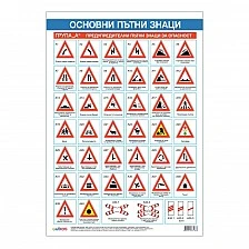 Cubos Ученическо табло ''Пътни знаци'', 70 х 100 cm