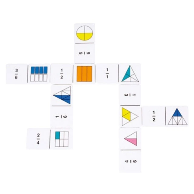 Πόροι μάθησης Fraction Domino Game
