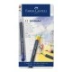 Χρωματιστά μολύβια Faber-Castell Goldfaber, 12 χρωμάτων, σε μεταλλικό κουτί