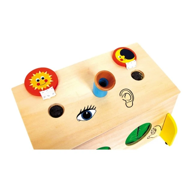 Small Foot ξύλινο κουτί Αίσθηση, 40 x 25 x 31 cm
