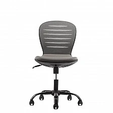 RFG παιδική καρέκλα Flexy Black ύφασμα και mesh γκρι κάθισμα γκρι πλάτη