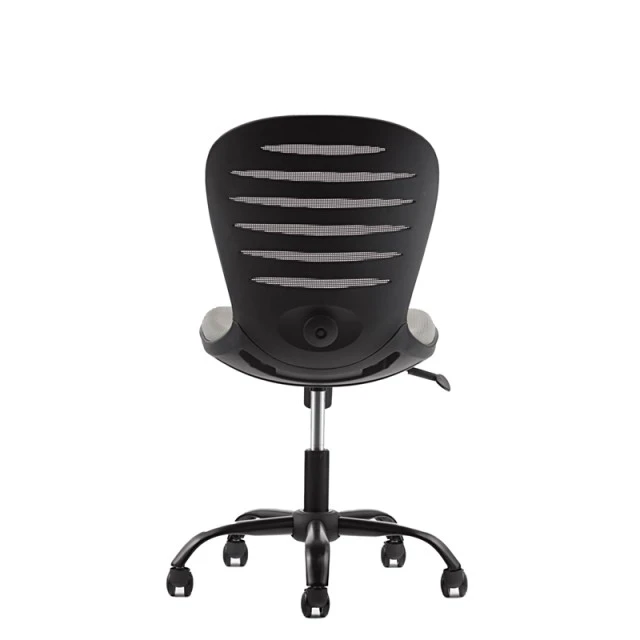 RFG παιδική καρέκλα Flexy Black ύφασμα και mesh γκρι κάθισμα γκρι πλάτη